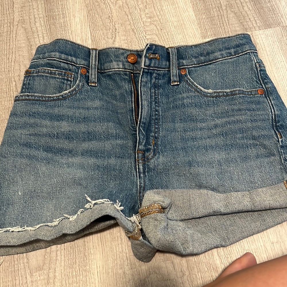 Madewell high rise shorts